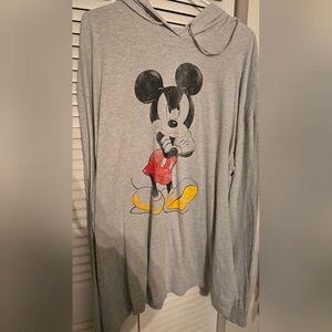 Disney Mickey Mouse Gray  Hoodie